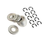 ERIHJOX Roulement à Aiguilles, pignon, rondelle et circlip d'embrayage compatibles avec Les tronçonneuses MS170, MS180, MS250, MS240, MS260, MS290, MS440, MS460 et MS660.(10 Sets Kit)