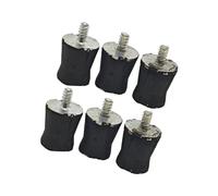 ERIHJOX Support de Tampon AV Compatible avec Les tronçonneuses 181, 281, 288, 3120, 281XP et 288XP - Pièces de Rechange 501814702 (Lot de 6)