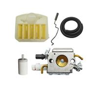 ERIHJOX Tige d'accélérateur de carburateur de Ligne adaptée aux tronçonneuses 340 345 E 353 350 346XP, pièce de Rechange, kit de Ligne de Filtre à air
