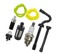 ERIHJOX Tuyau de Filtre à Carburant/Huile Compatible avec Les tronçonneuses MS192, MS192T et MS192TC. Kit de Remplacement Comprenant Une Poire d'amorçage et Une Bougie d'allumage.