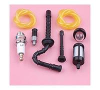 ERIHJOX Tuyau de Filtre à Huile for tronçonneuse MS192, MS192T, MS192TC, kit de Bougie d'allumage et d'amorce, pièce de Rechange