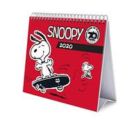 Erik - Calendrier de Bureau 2020 Snoopy - 17 x 20 cm