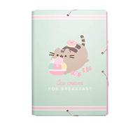 Erik® - Chemise Cartonnée A4 Pusheen Foodie Collection | Chemise à Rabats Rigide | Pochette Cartonnée 24 x 34 cm | Fournitures Scolaires, Fournitures de Bureau