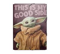 Erik® - Chemise Cartonnée A4 Star Wars The Mandalorian, Grogu | Chemise à Rabats Rigide | Pochette Cartonnée 24 x 34 cm | Fournitures Scolaires, Fournitures de Bureau