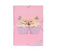 Erik® - Chemise Cartonnée A4 Studio Pets Rabbits | Chemise à Rabats Rigide | Pochette Cartonnée 24 x 34 cm | Fournitures Scolaires, Fournitures de Bureau
