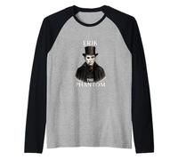 Erik Le fantôme de l'ombre Gothique Manche Raglan
