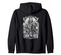 Erik Le Hors-la-Loi Rouge du Groenland Viking Sweat à Capuche