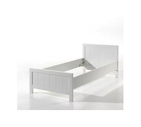 Vipack Lit Enfant en Bois Massif Blanc Option Gigogne 90 x 200 cm Erik - ERBE9014