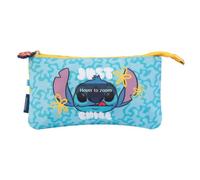 Grupo Erik - Trousse Stitch Scolaire 3 Compartiments | Fourniture Scolaire Stitch, Trousse École