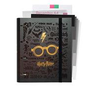 Erik® - Pack: Classeur & Recharge Harry Potter | Classeur A4 4 Anneaux - Feuilles A4 - Intercalaires | Fournitures Scolaires, Fournitures de Bureau