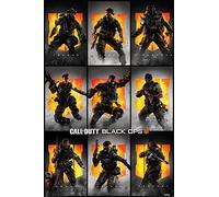 Erik® - Poster Call of Duty Black Ops 4 personnages - Papier Glacé - 91x61cm