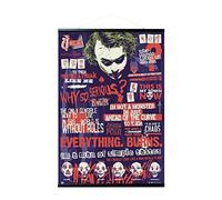 Erik - Poster et Kit de Fixation | Batman The Dark Knight Joker Dark Knight, 61 x 91,5 cm