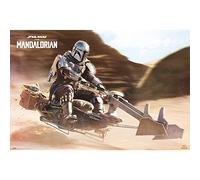 Erik - Poster Star Wars - The Mandalorian, Speeder Bike, 61 x 91,5 cm