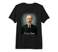 Erik Satie Compossier Pianiste T-Shirt Haut de Gamme