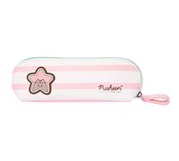 Erik® - Trousse rayée Pusheen The Cat Rose Collection - 22,5 x 9 x 5 cm