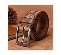 Erik Xian Ceinture pour Hommes 100% Cuir 5 cm de Large Ceintures avec Boucle ardillon en Alliage avancé à la Main élargi Mode Ceintures décontractées pour Le Travail