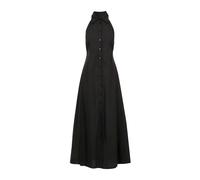 Erika Cavallini - Robe Maxi Épaules Dénudées en Coton - Femme - Robes - Noir - Taille: 38 FR