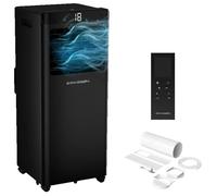 Climatiseur mobile 10 000 BTU - Ventilateur - Déshumidificateur - Noir