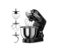 Erikssøn Robot pâtissier noir - 1400W - Bol inox 5L - 8 vitesses avec minuteur