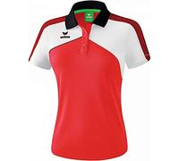Erima 1111810 Polo Femme, Rouge/Blanc/Noir, FR : S (Taille Fabricant : 36)