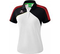 Erima 1111816 Polo Femme, Blanc/Noir/Rouge/Jaune, FR : S (Taille Fabricant : 36)