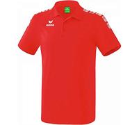 Erima 2111902 Polo T-shirt - Mixte Enfant - Rouge (blanc) - FR:152