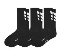 Erima 3 Wings Socks Lot de 3 (2182501) Mixte, noir, 47-50