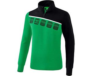 Erima 5-C Haut d'entraînement Mixte Enfant, Blanc/Oriental Blue/Colonial Blue, FR : XS (Taille Fabricant : 152)