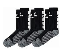 Erima 5-c paires de Chaussettes Mixte-Lot de 3-Multicolore (Noir/Blanc)-FR : M (Taille Fabricant : 39-42)