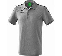 Erima 5-C Poloshirt Mixte Enfant, Blanc/Oriental Blue/Colonial Blue, FR : XS (Taille Fabricant : 140)