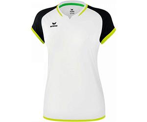 Erima 6281902 Maillot Femme, Blanc/Noir/Lime Pop, FR : M (Taille Fabricant : 38)