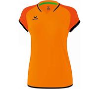 Erima 6281904 Maillot Femme, Orange/Mandarine/Noir, FR : M (Taille Fabricant : 38)