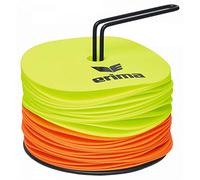 Erima 7200711 Set de disques de marquage Mixte Adulte, Jaune Fluo, Taille 1