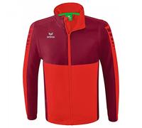Erima Adulte Veste Six Wings Avec Manches Amovibles,Rouge,Xxxl