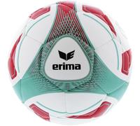 Erima Hybrid Training Ballon de Football, Mixte Adulte,Ciel/Rouge,Taille 5
