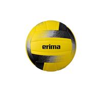 Erima Ballon de Volleyball Hybride Jaune/Noir/argenté