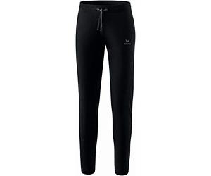 Erima Basic Jogging Pantalon Sweat en 3 Longueurs Femme, Noir, 40K