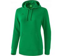 Erima Basic Uni Sweat à Capuche Femme Émeraude FR: XL (Taille Fabricant: 42)