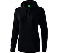 Erima Basic Uni Sweat à Capuche Femme Noir FR: XS (Taille Fabricant: 34)