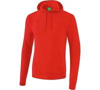 Erima Basic Uni Sweat à Capuche Homme Rouge FR: M (Taille Fabricant: M)