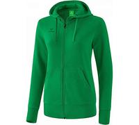 Erima Femme Veste Sweat capuche, Émeraude, 42 EU