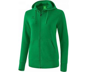 Erima Basic Uni Sweat Veste à Capuche Femme Émeraude FR: XS (Taille Fabricant: 34)
