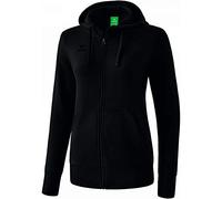 Erima Basic Uni sweat Veste à capuche Femme Noir FR: S (Taille Fabricant: 36)