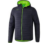 Erima Basics Doudoune Homme, Gris Foncé/Green Gecko, FR (Taille Fabricant : XXL)