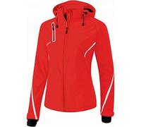 Erima Veste Softshell Fonction Femme, Rouge/Blanc, FR : 44 (Taille Fabricant : 42)