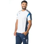 Erima Celebrate 125 T-Shirt Fonctionnel (1082509) Homme, Blanc/New Navy, L