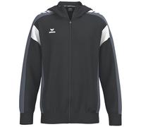 Erima CELEBRATE 125 Veste d'entraînement avec capuche (1032532) Mixte enfant, noir/slate grey, 128