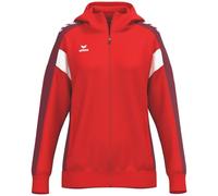Erima CELEBRATE 125 Veste d'entraînement avec capuche (1032536) Femme, rouge/new bordeaux, 44