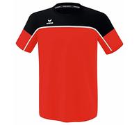 Erima Change by Fonctionnel T-Shirt, Rouge/Noir/Blanc, 8-9 Ans Mixte Enfant