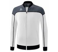 Erima Change by Fonctionnel Veste de présentation, Blanc/Gris/Noir, 140 Mixte Enfant